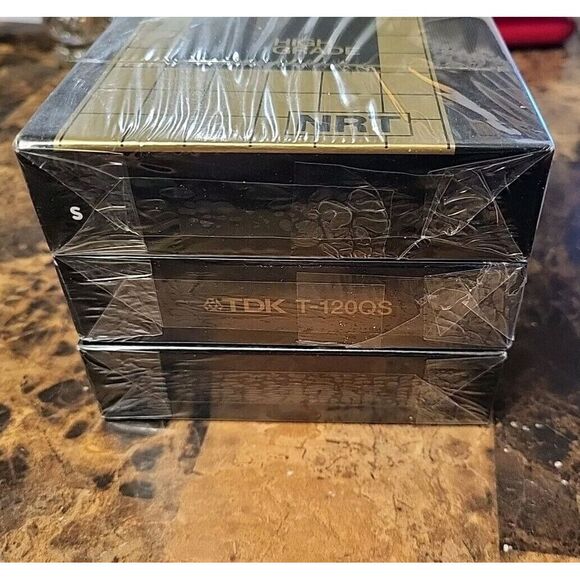 4 Blank VHS Tapes - Scotch, TDK. T-120 Memorex NEW IN PLASTIC - Picture 2 of 7
